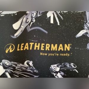 Leatherman work Mat Advertisment 15.5" X 9” Counter Display Mouse Pad